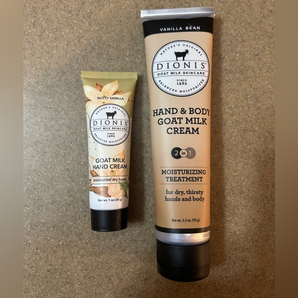 Dionis Goat Milk Skincare - Hand Body Cream Lotion Vanilla Bean - 3.3 Oz + Bonus - Picture 3 of 5